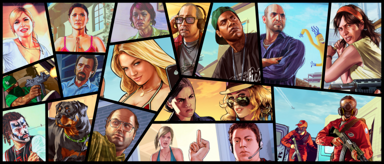 gta_v_art__meet_your_friends__families_and_enemies_by_kevinjrattman-d6oghce
